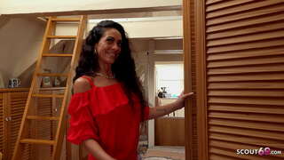 ���र्मन स्काउट - पतला गंदा माँ के साथ छेड़खानी करने के लिए मुश्किल ASSFUCK पर नकली मॉडल के लिए नकद